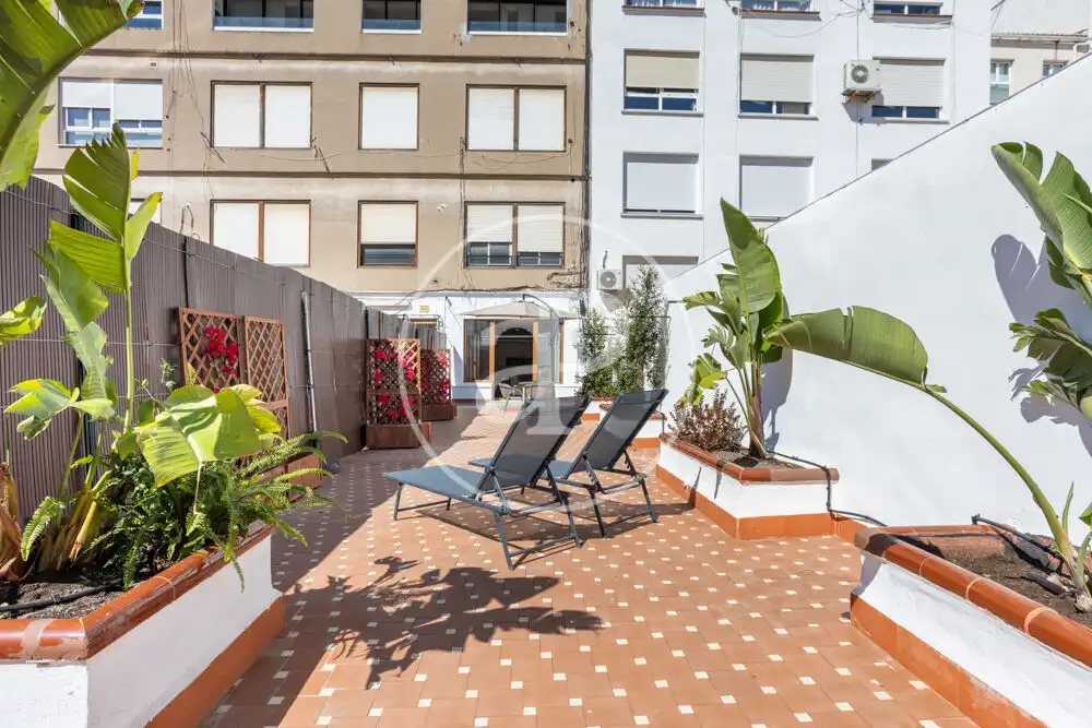 Terrasse von Wohnung zur Miete in Valencia mit Klimaanlage, Heizung und Terrasse