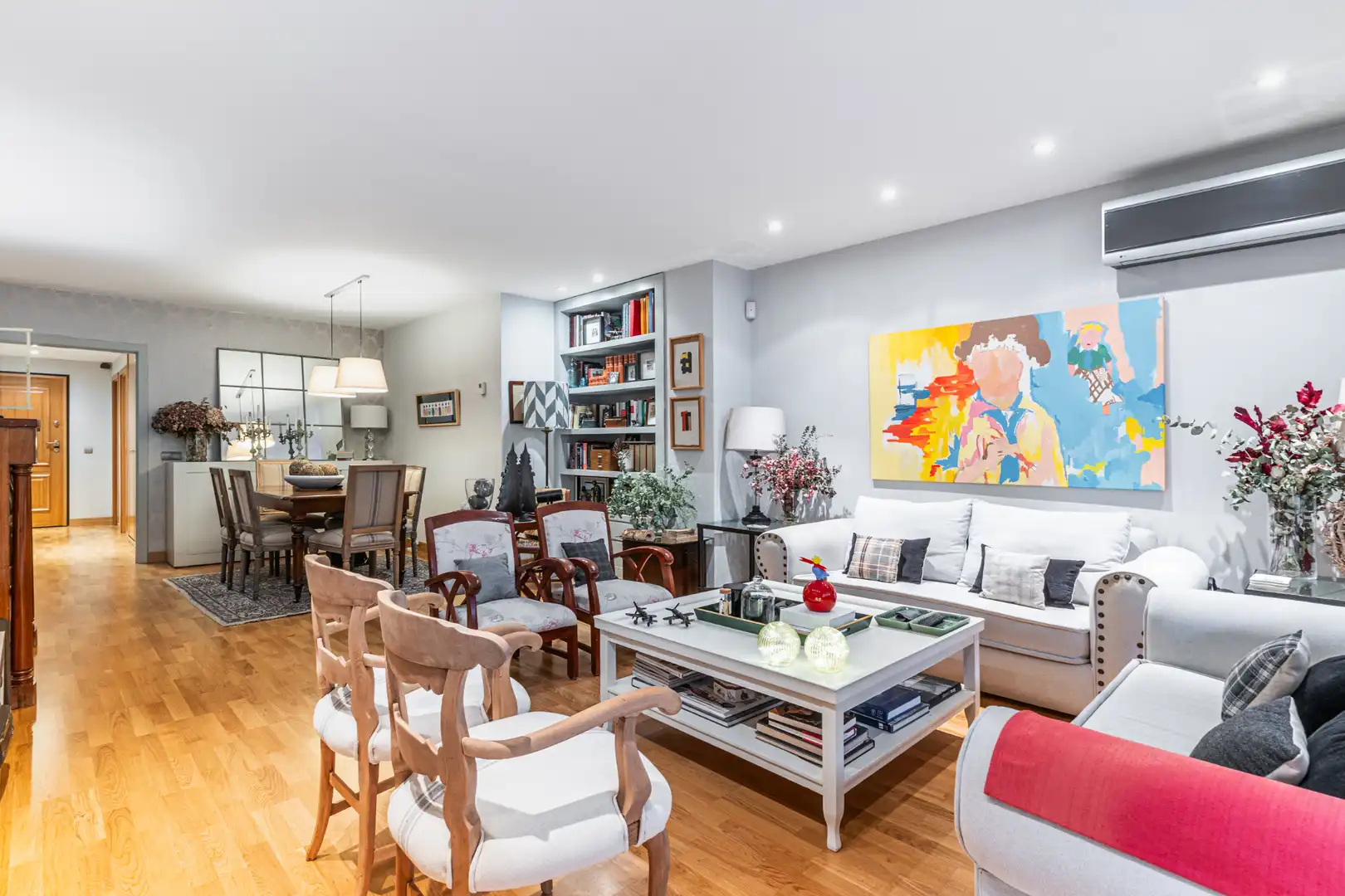 Sala de estar de Piso en venta en Las Rozas de Madrid con Aire acondicionado, Calefacción y Jardín privado
