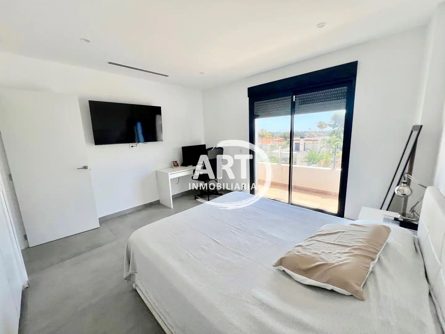 Bedroom of Houses for sale in San Antonio de Benagéber  with Air Conditioner, Heating and Private garden