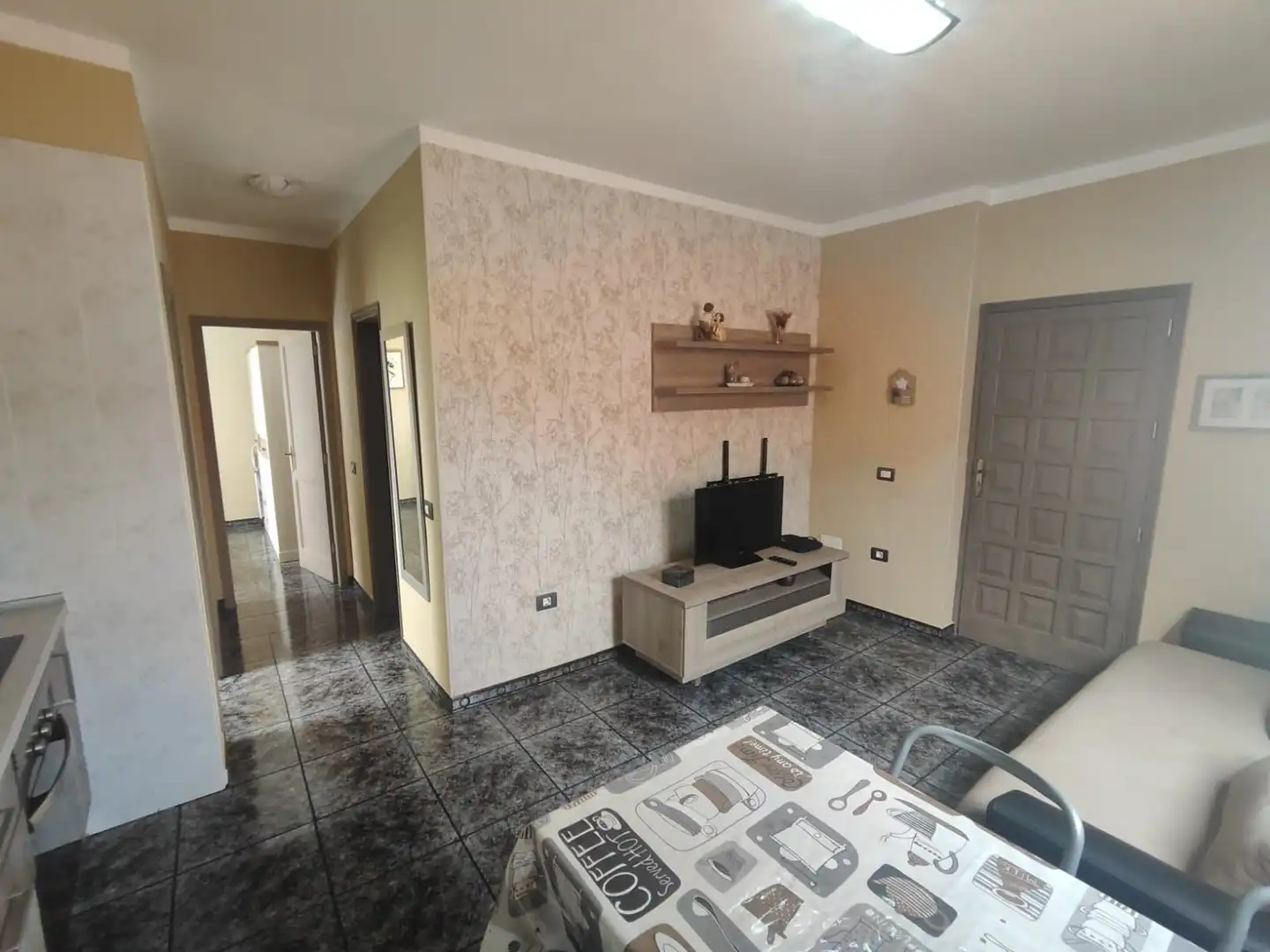 Living room of Flat for rent in Guía de Isora  with Furnished