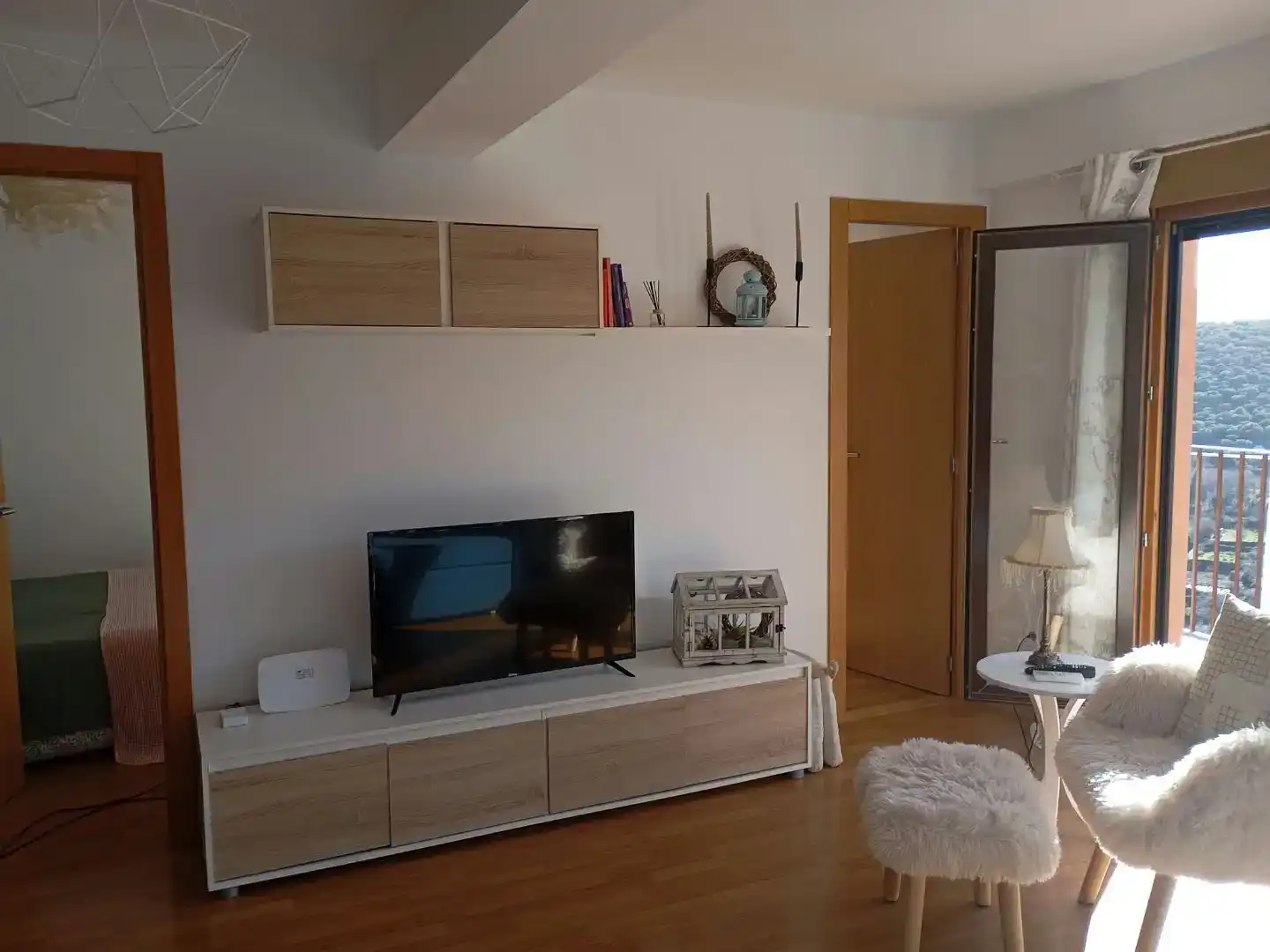 Sala d'estar de Apartament en venda en Añón de Moncayo amb Aire condicionat, Parquet i Traster