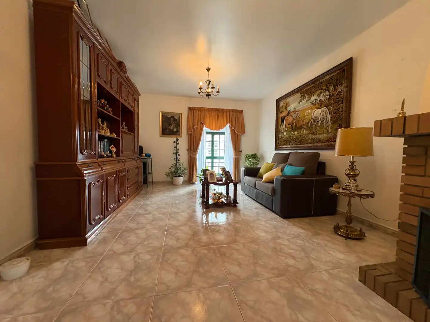 Living room of Houses for sale in Narón  with Private garden, Storage room and Furnished