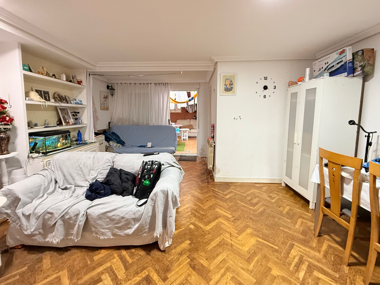 Bedroom of Single-family semi-detached for sale in  Madrid Capital  with Air Conditioner, Heating and Private garden