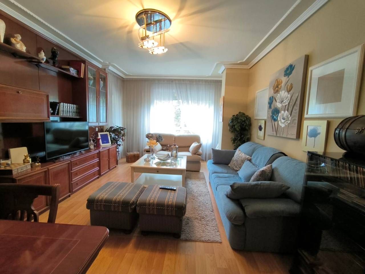 Living room of Flat for sale in  Albacete Capital  with Heating, Storage room and Balcony