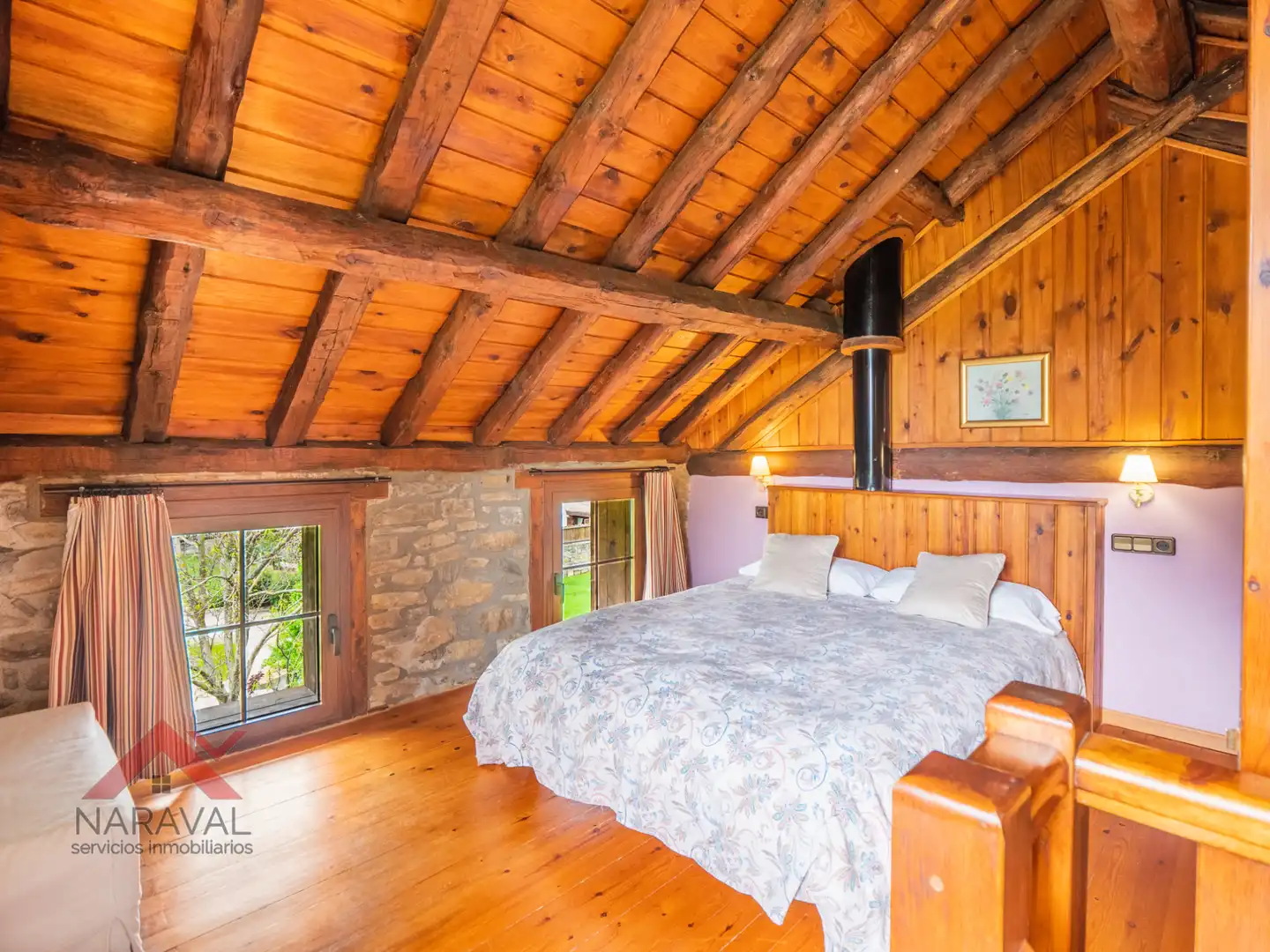 Habitación de Casa o chalet en venta en Fiscal con Aire acondicionado, Calefacción y Jardín privado