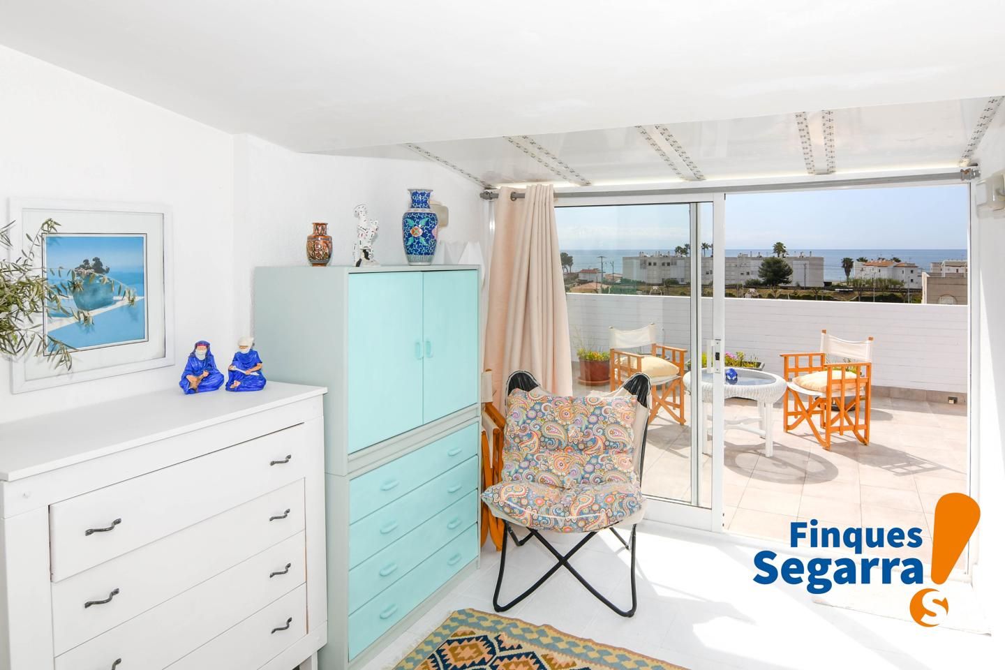 Bedroom of Duplex for sale in Roda de Berà  with Air Conditioner, Terrace and Storage room