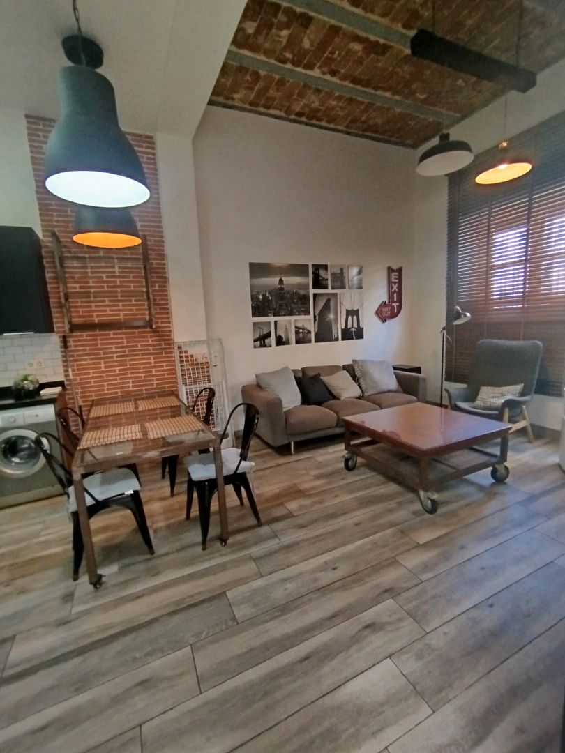 Living room of Flat to rent in  Melilla Capital  with Air Conditioner, Heating and Furnished