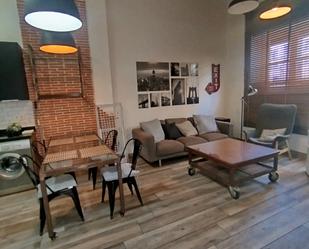Living room of Flat to rent in  Melilla Capital  with Air Conditioner, Heating and Furnished
