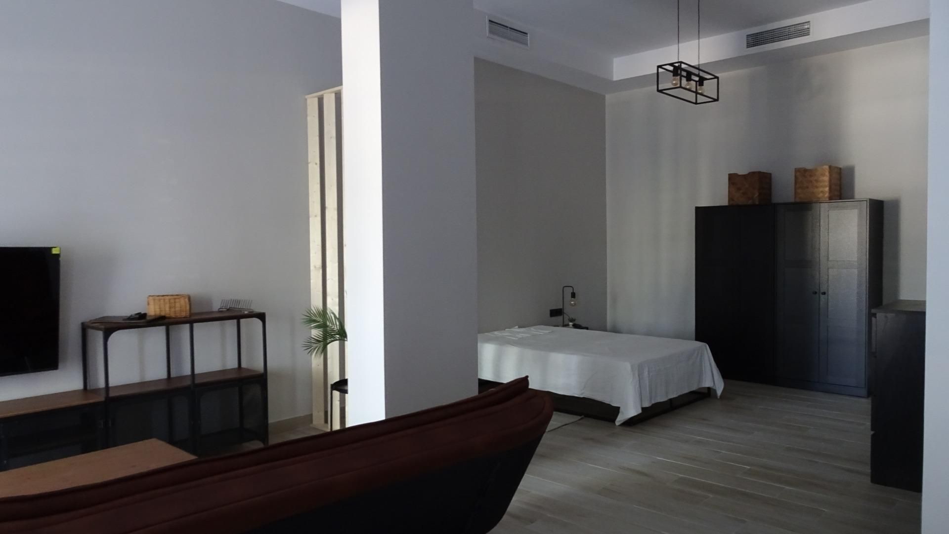 Bedroom of Study to rent in  Sevilla Capital  with Air Conditioner, Heating and Private garden