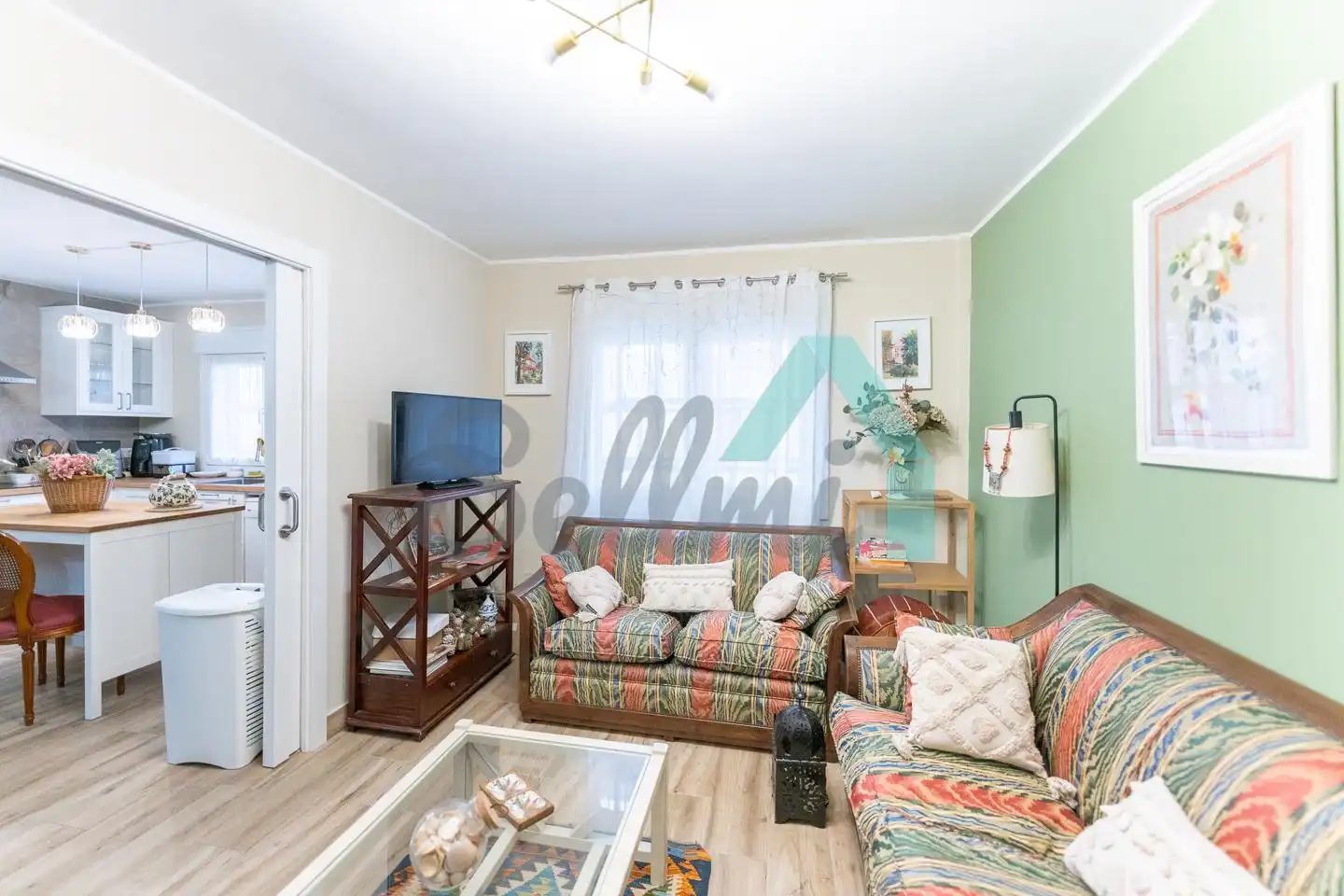 Living room of Flat for rent in Gijón   with Furnished