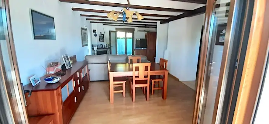 Menjador de Casa adosada de lloguer en Dénia amb Aire condicionat, Calefacció i Moblat