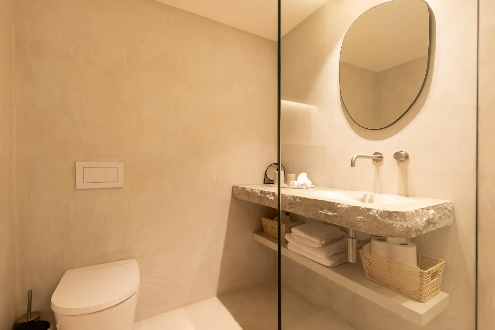 Baño de Casa o chalet en venta en Búger con Aire acondicionado, Calefacción y Jardín privado