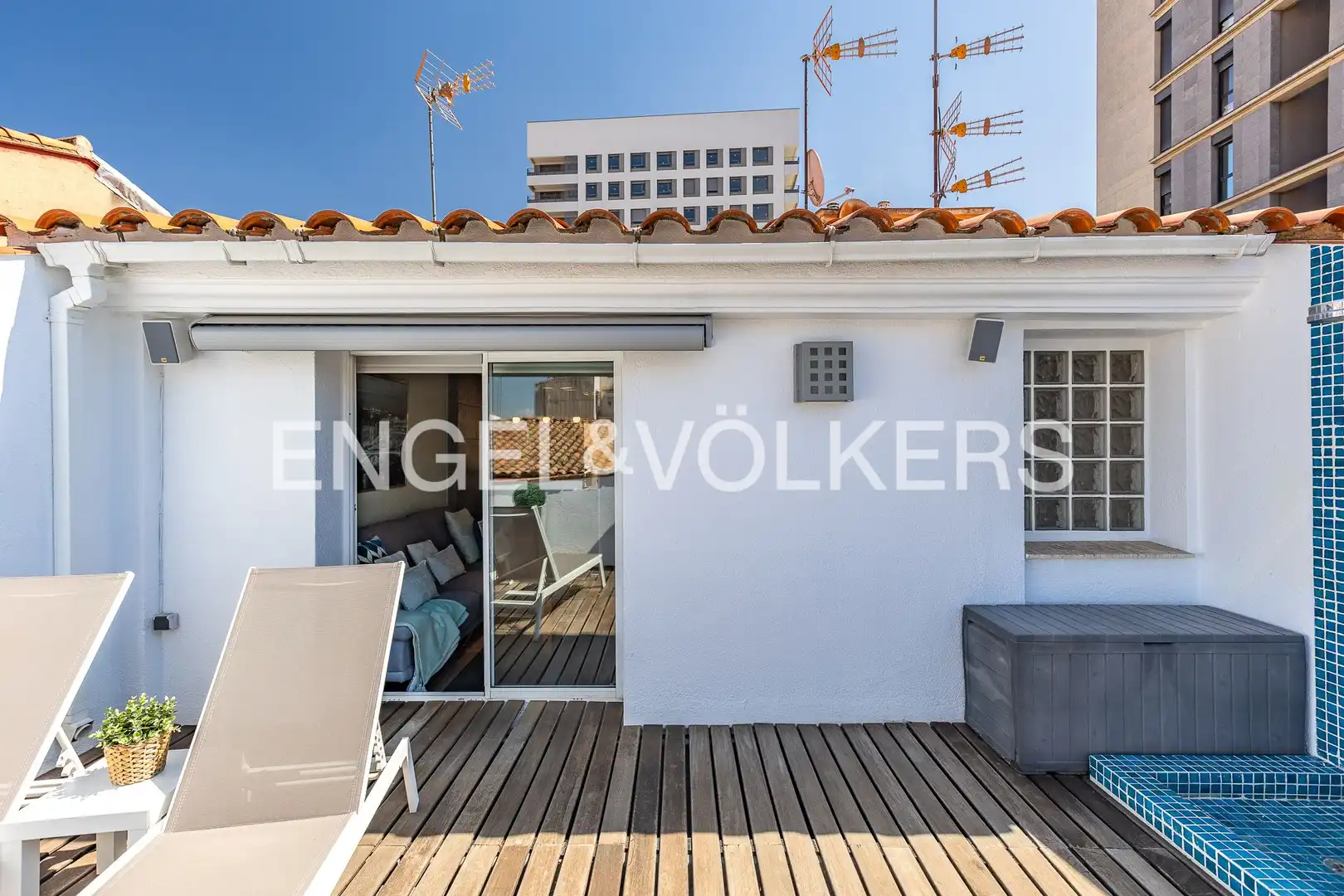 Terrace of Attic for sale in Sabadell  with Air Conditioner, Heating and Parquet flooring