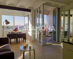 Living room of Apartment to rent in  Barcelona Capital  with Air Conditioner, Heating and Terrace