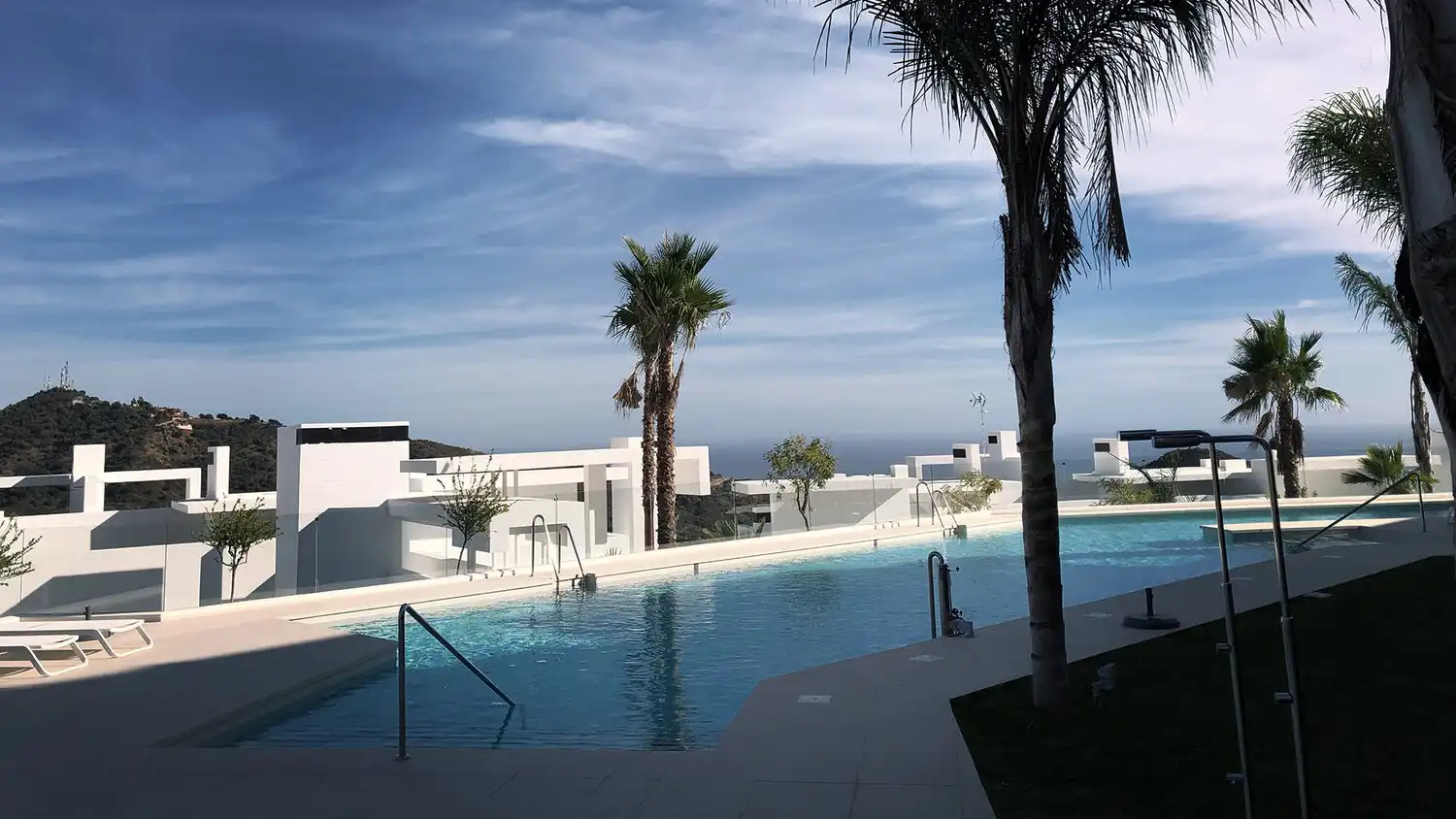 Swimming pool of Flat for sale in Ojén  with Air Conditioner, Private garden and Terrace