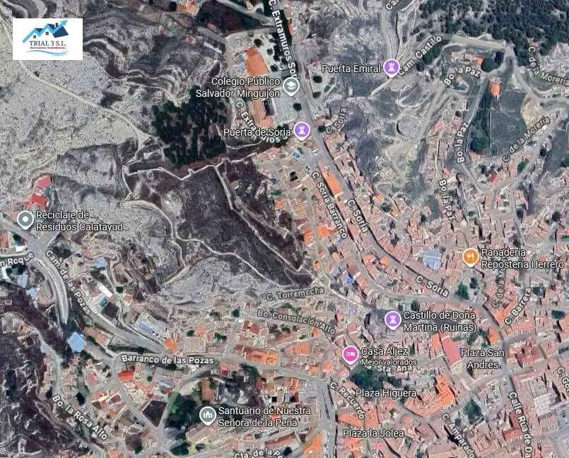 Vista exterior de Pis en venda en Calatayud