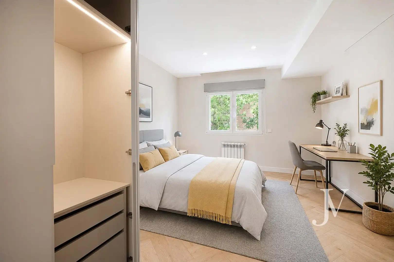 Schlafzimmer von Wohnung zum Verkauf in Madrid mit Heizung
