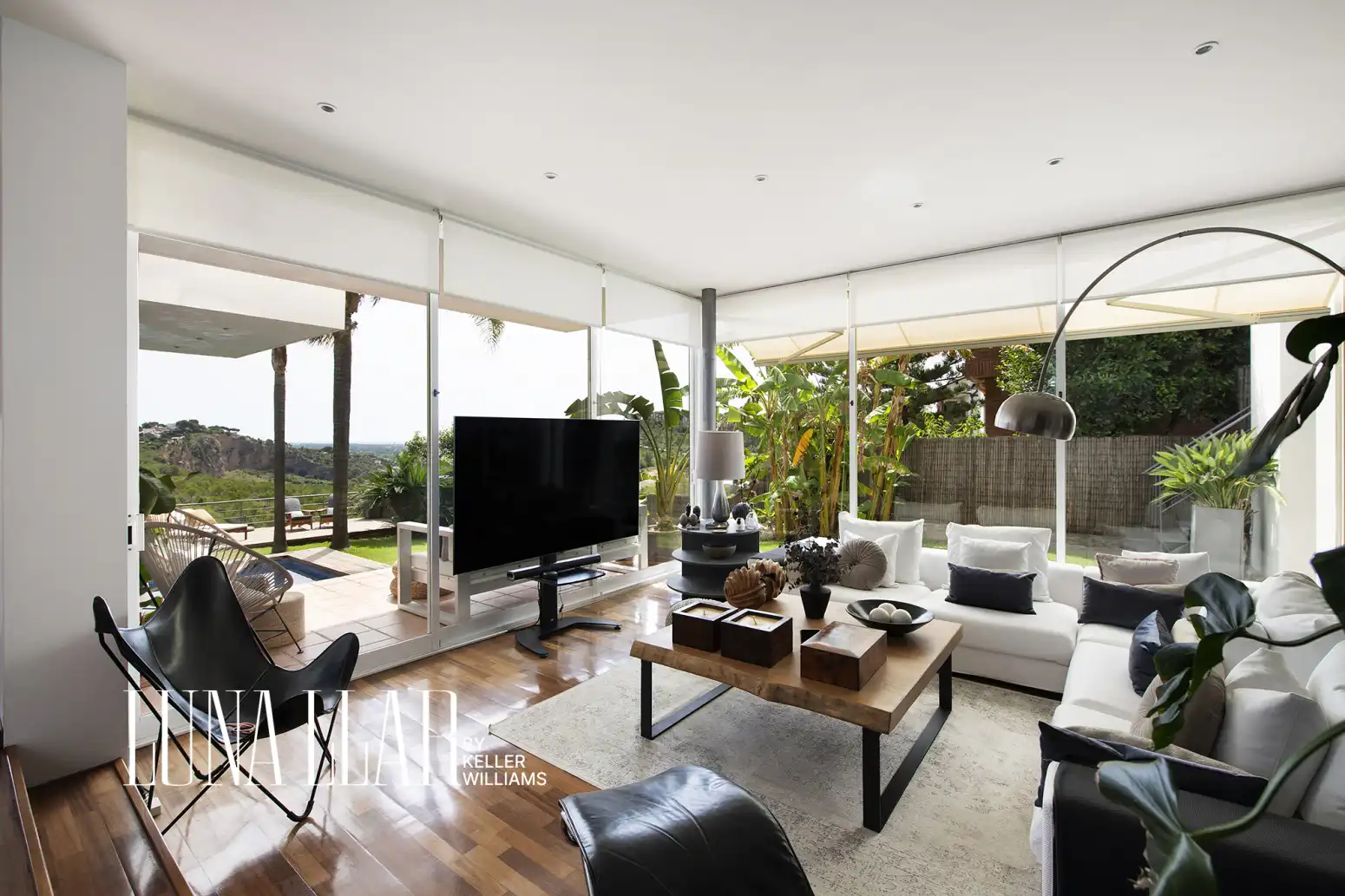 Sala de estar de Casa o chalet en venta en Castelldefels con Aire acondicionado, Calefacción y Parquet