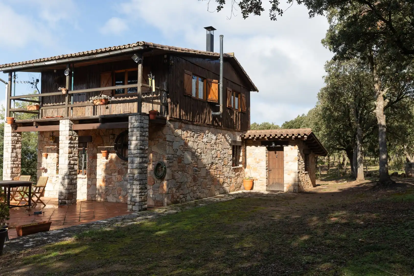 Vista exterior de Casa o xalet en venda en El Brull amb Calefacció, Terrassa i Traster