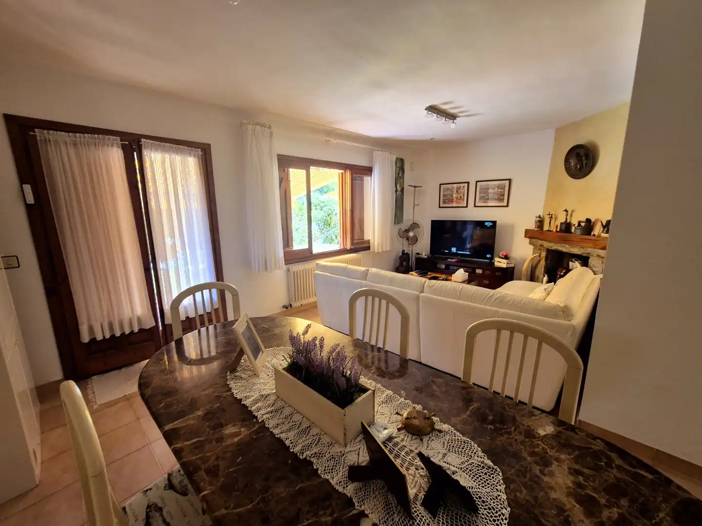 Sala de estar de Casa adosada en venta en Calonge i Sant Antoni con Calefacción, Terraza y Trastero