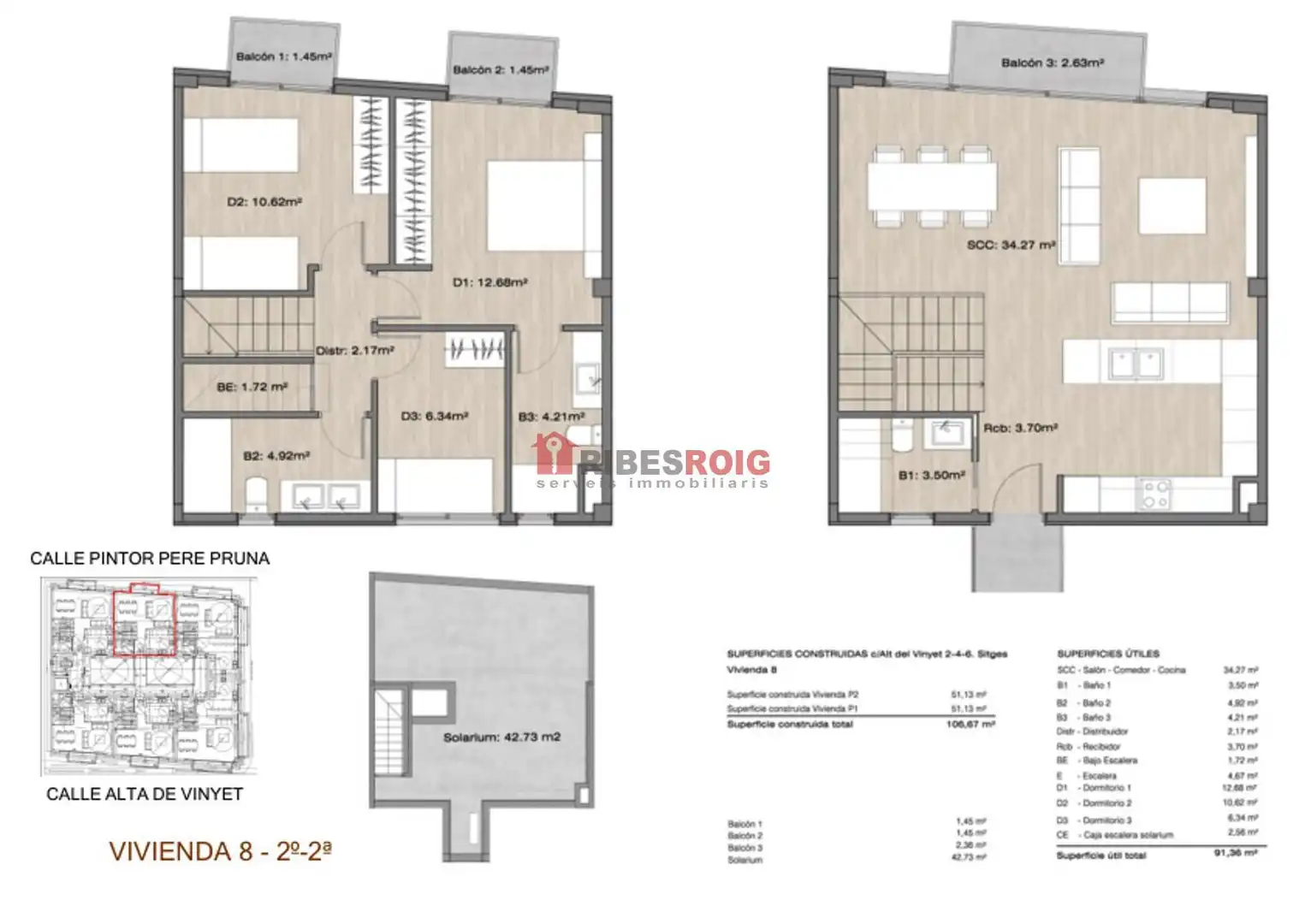 Duplex avec ascenseur à vendre à Alta Vinyet, imagen 12