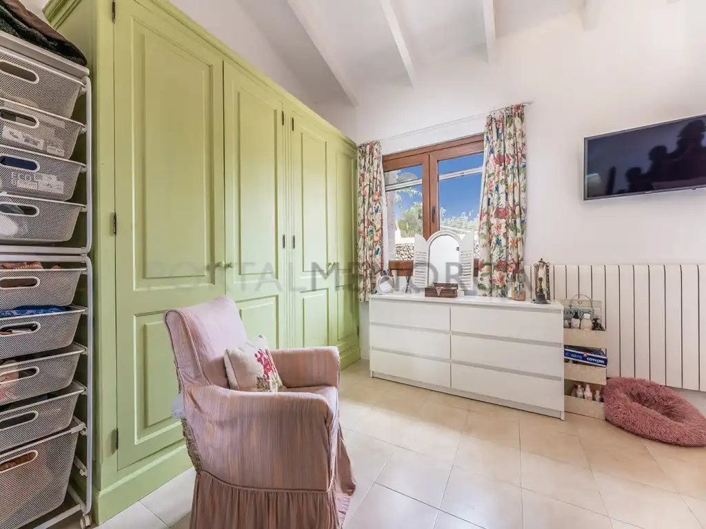 Bedroom of Houses for sale in Es Castell  with Private garden, Terrace and Swimming Pool