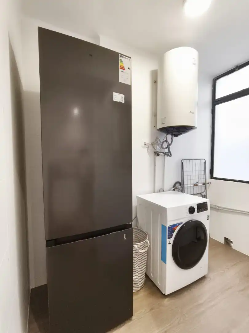 Kitchen of Flat for rent in Castellón de la Plana / Castelló de la Plana  with Furnished, TV and Internet