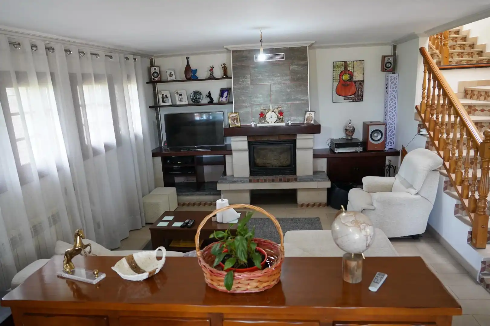 Wohnzimmer von Country house zum Verkauf in Granollers mit Klimaanlage, Privatgarten und Terrasse