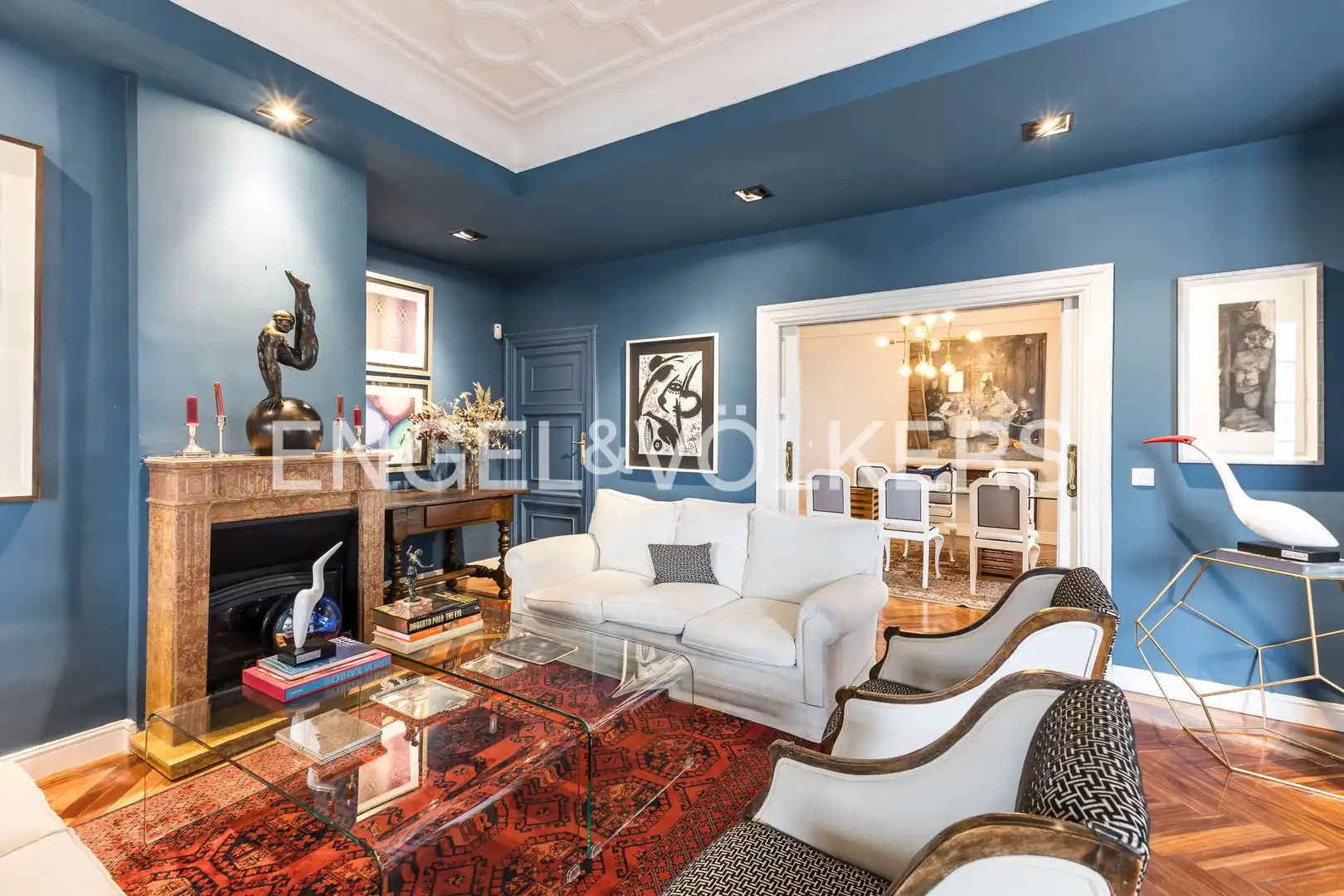 Living room of Attic for rent in Madrid  with Air Conditioner, Heating and Terrace