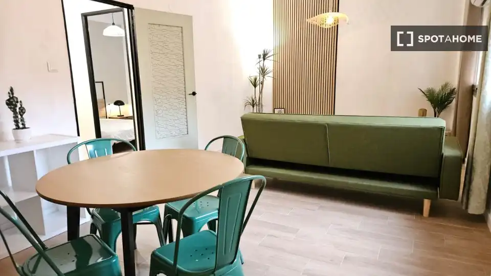 Esszimmer von Wohnung zur Miete in Valencia mit Klimaanlage, Heizung und Möbliert