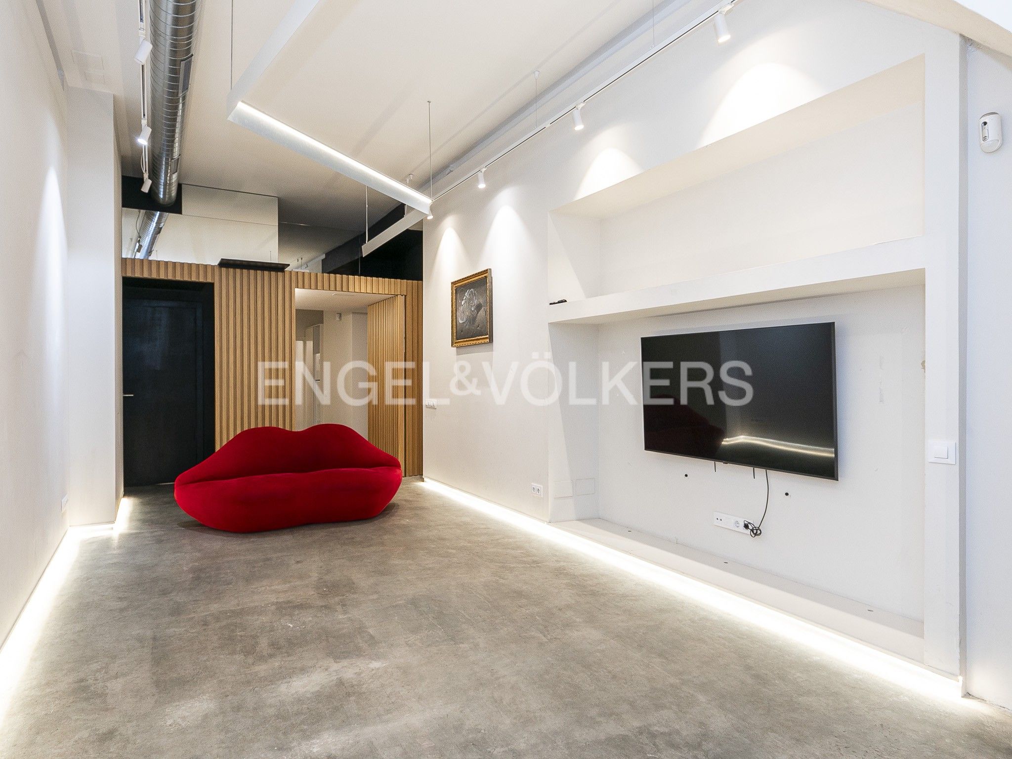Sala d'estar de Loft en venda en  Barcelona Capital amb Aire condicionat, Calefacció i Parquet