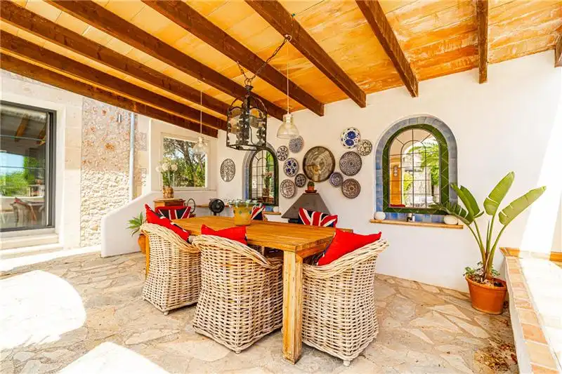 Terrassa de Finca rústica en venda en Pollença amb Aire condicionat, Calefacció i Jardí privat