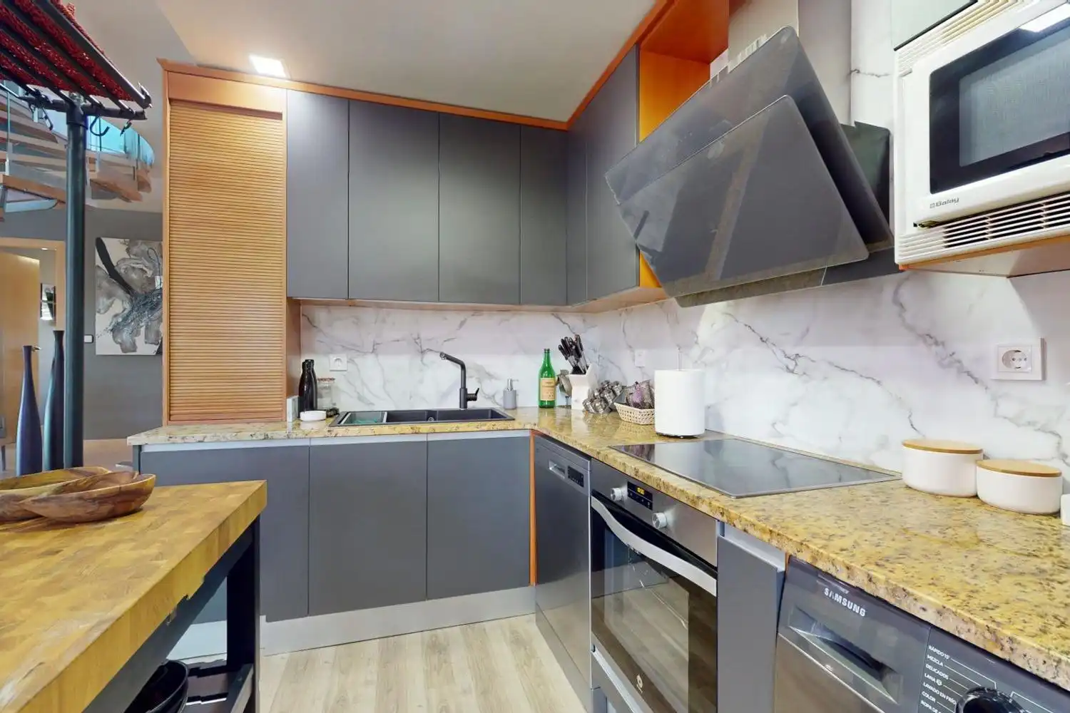 Cocina de Casa o chalet en venta en Alfajarín con Calefacción, Jardín privado y Terraza