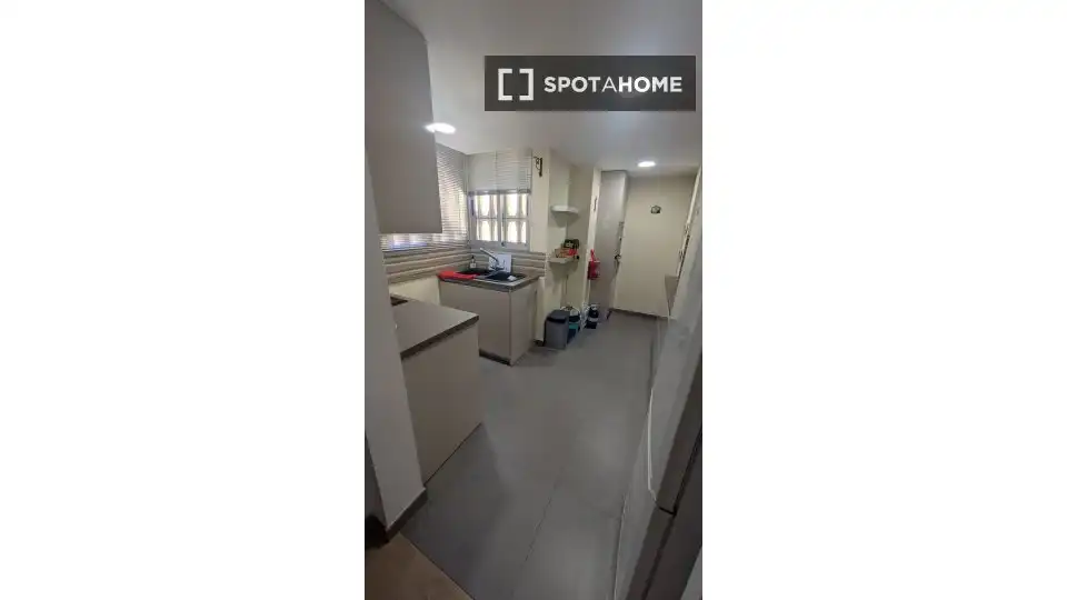 Kitchen of Apartments for share in Elche / Elx  with Air Conditioner, Terrace and Furnished
