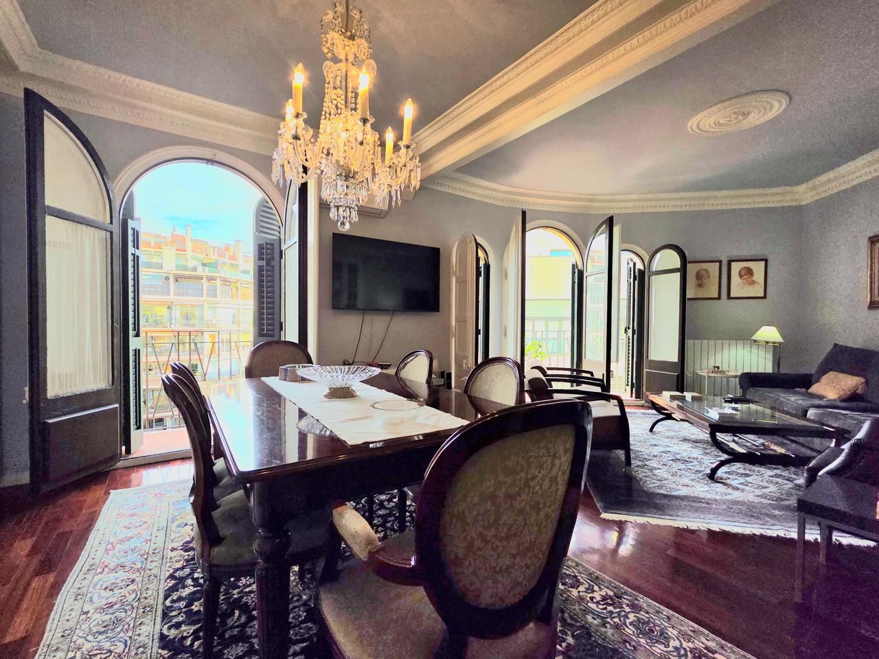 Dining room of Attic for sale in  Barcelona Capital  with Air Conditioner and Heating