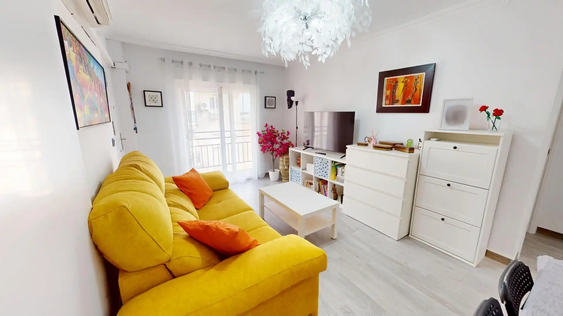 Sala de estar de Piso en venta en Alcalá de Guadaira con Aire acondicionado, Calefacción y Terraza