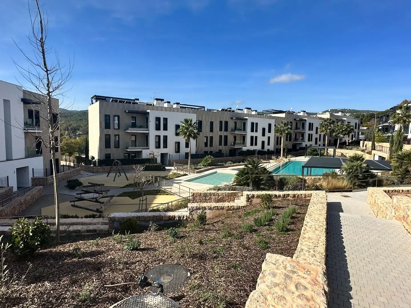 Vista exterior de Apartament en venda en  Palma de Mallorca amb Aire condicionat, Calefacció i Jardí privat