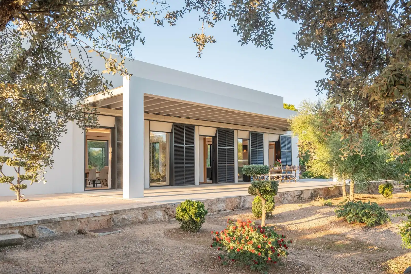 Vista exterior de Casa o xalet en venda en Porreres amb Aire condicionat, Jardí privat i Terrassa