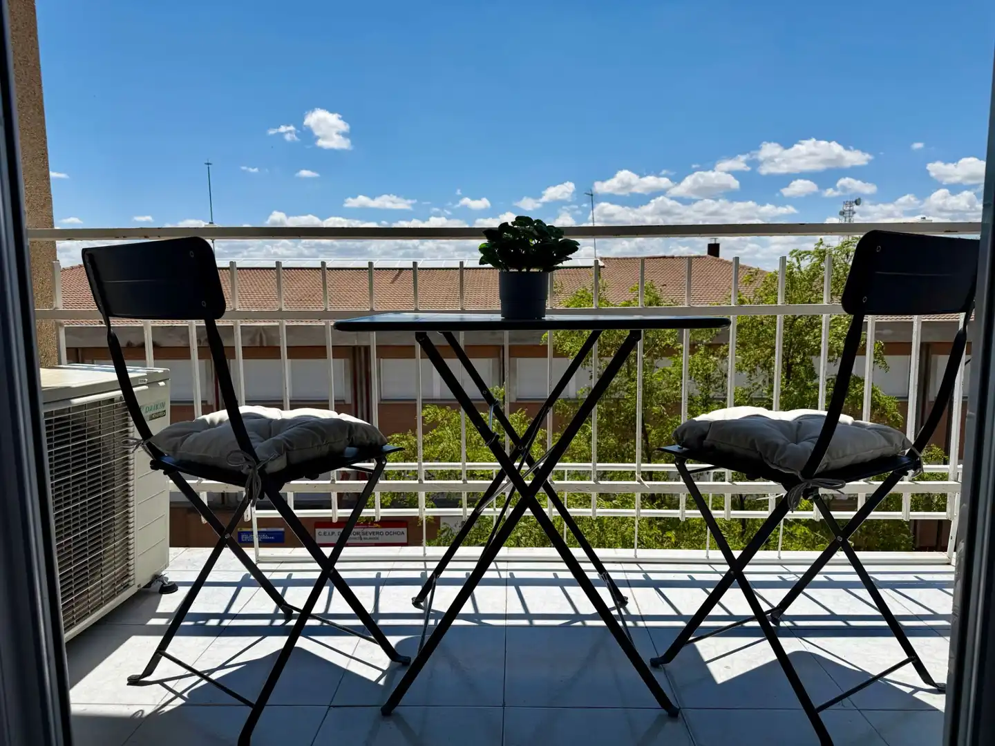 Balcony of Flat for share in Getafe  with Heating, Furnished and Oven