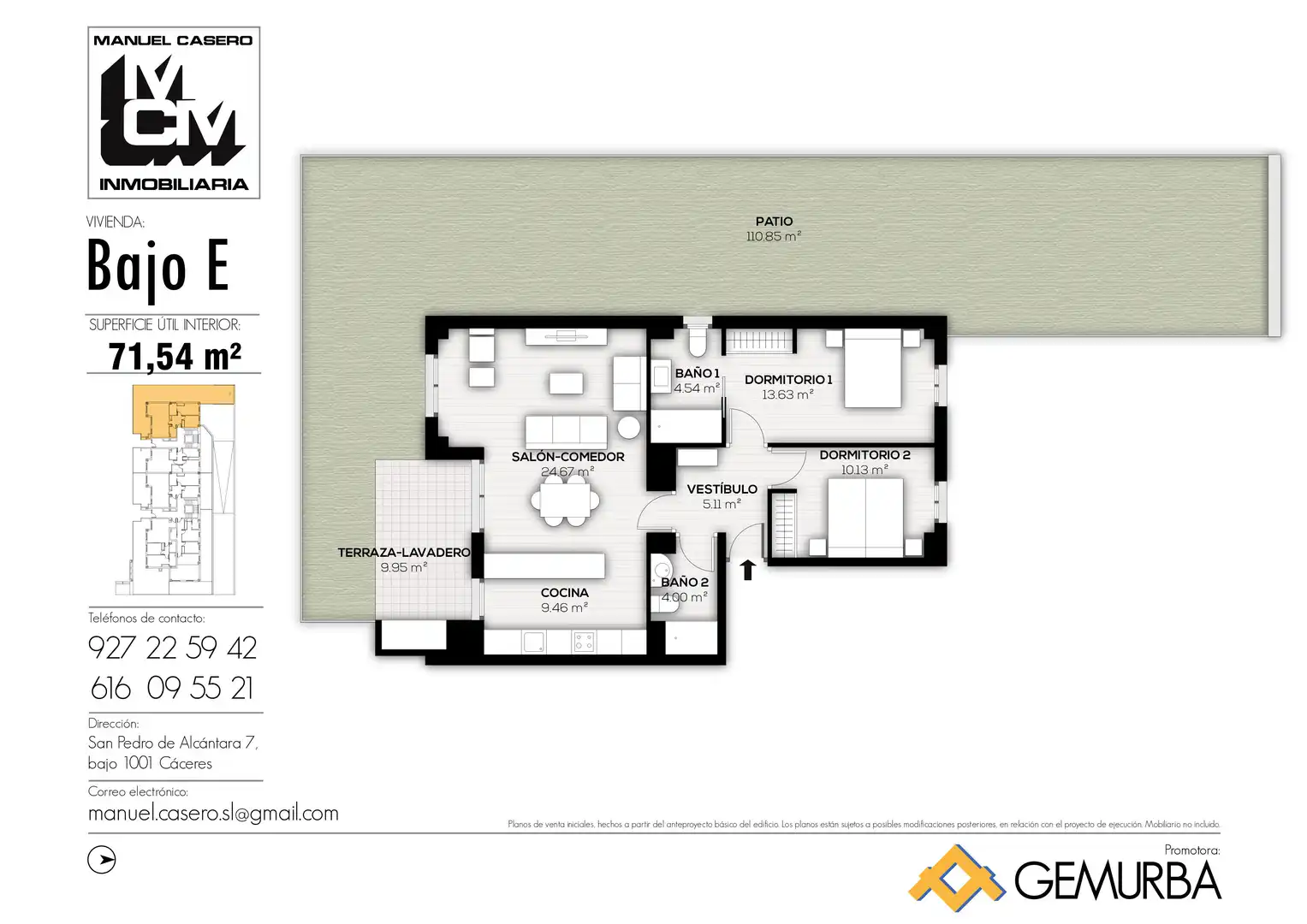 Piso en venta en Nuevo Cáceres