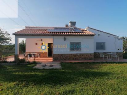 Exterior view of House or chalet for sale in Oliva  with Private garden and Terrace