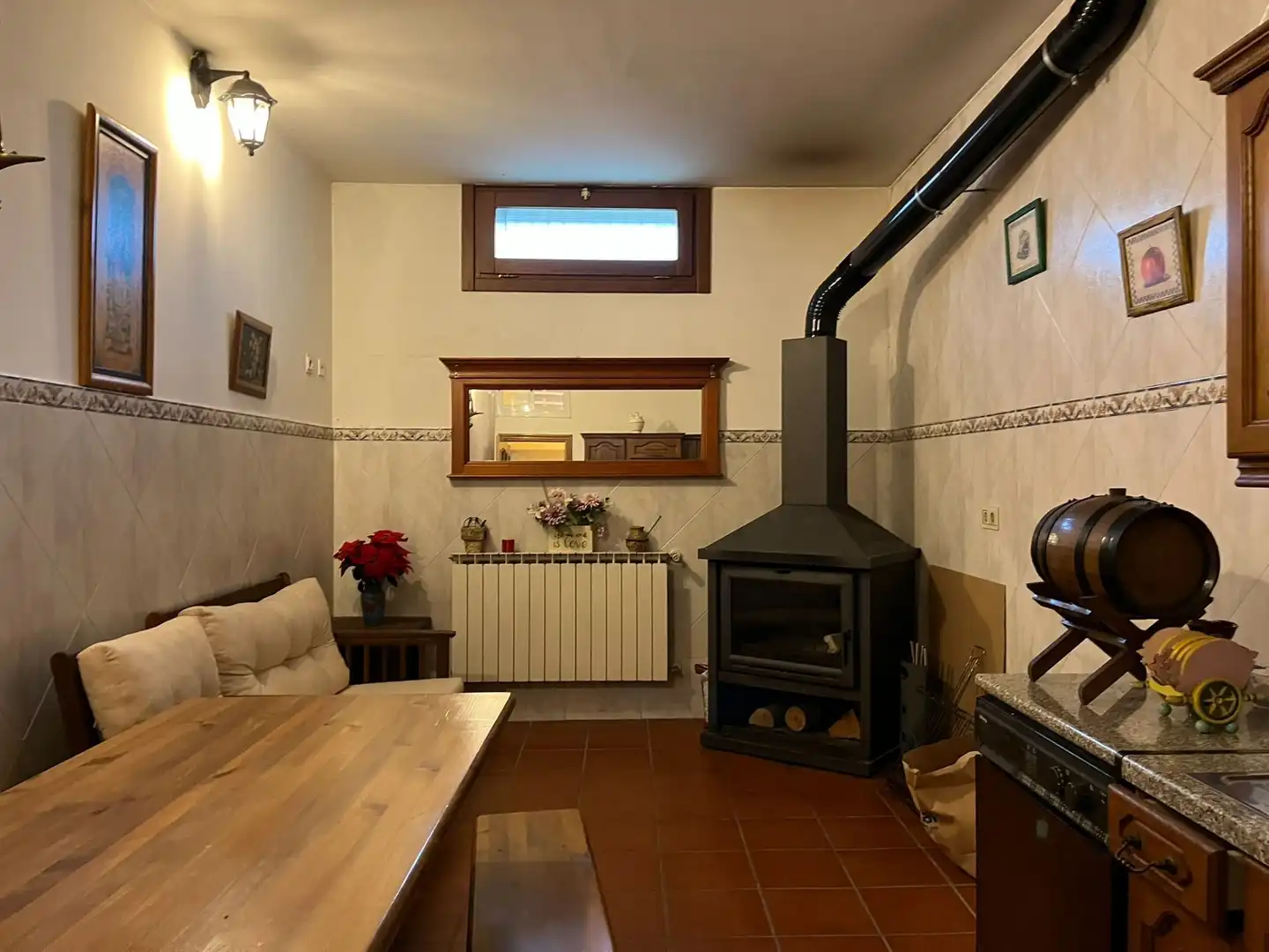 Sala de estar de Casa adosada en venta en Urnieta con Calefacción, Terraza y Trastero