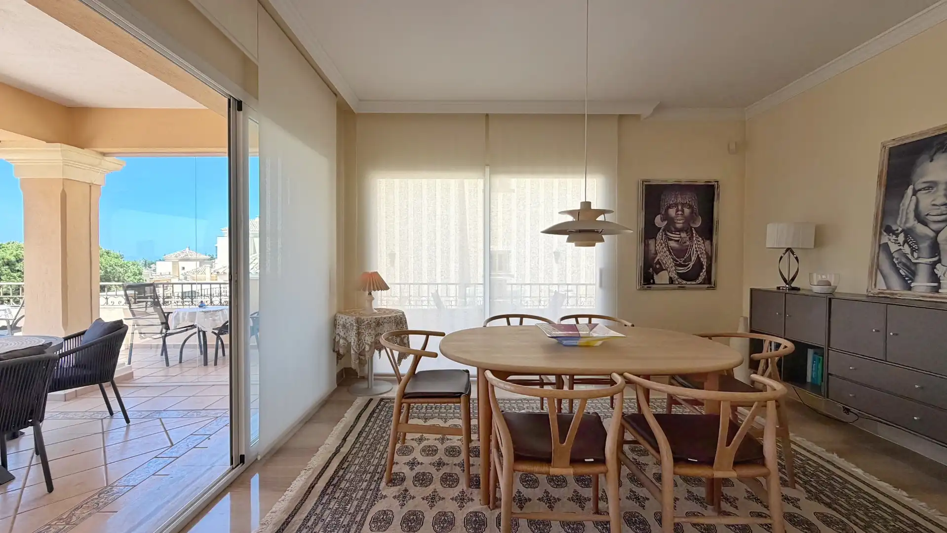 Menjador de Àtic en venda en Marbella amb Aire condicionat, Calefacció i Terrassa