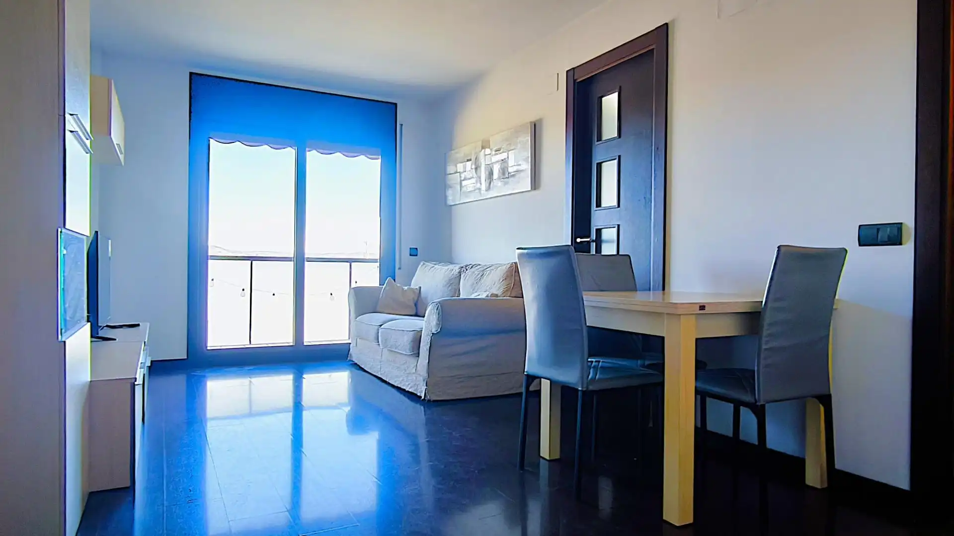 Sala de estar de Piso en venta en Manresa con Terraza, Amueblado y Balcón