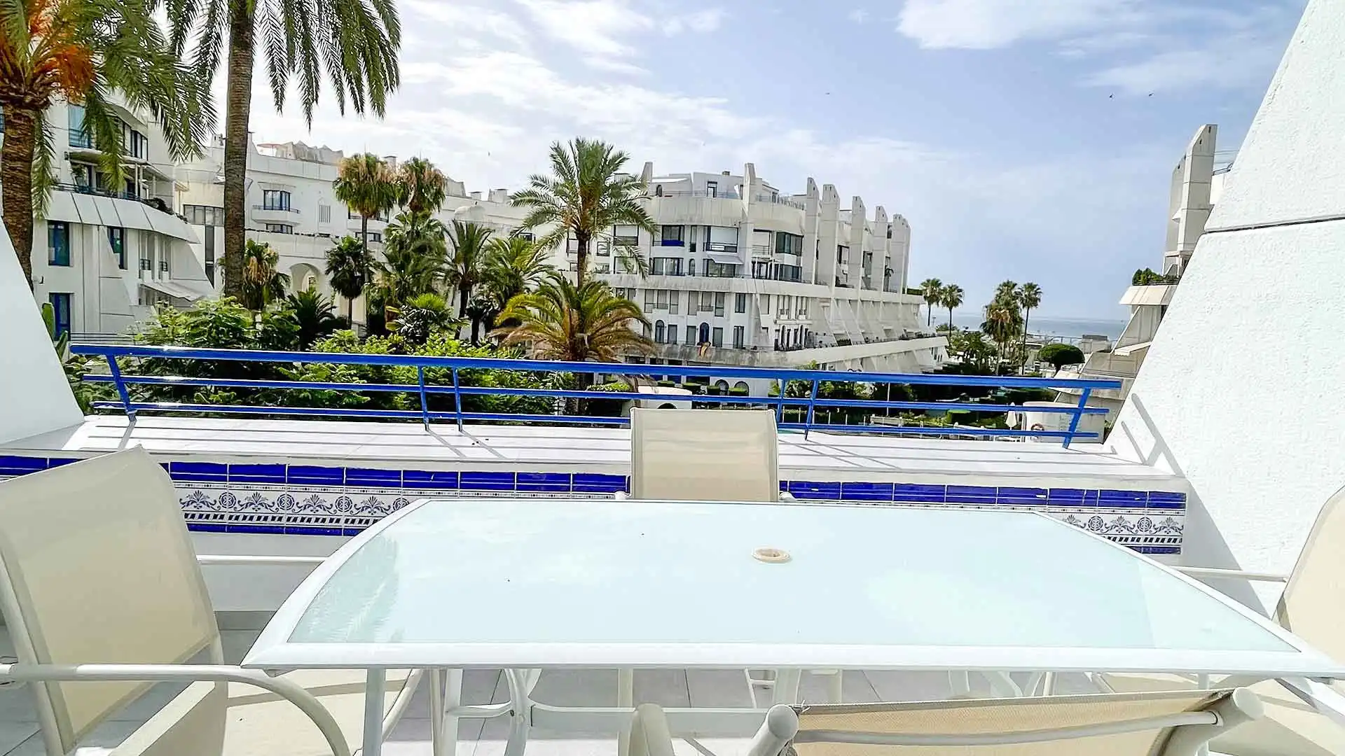 Terrace of Apartments for rent in Marbella  with Air Conditioner, Terrace and Swimming Pool
