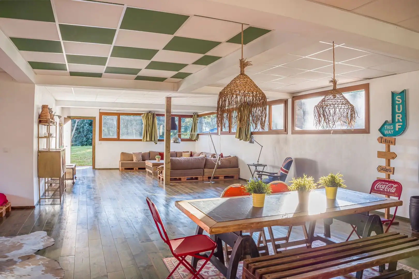 Sala de estar de Casa o chalet de alquiler en Tarifa con Terraza