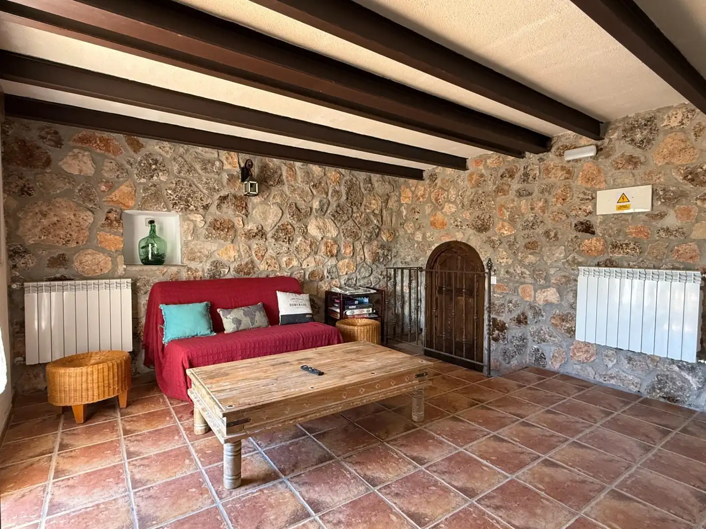 Sala de estar de Finca rústica en venta en Auñón con Terraza, Amueblado y Balcón