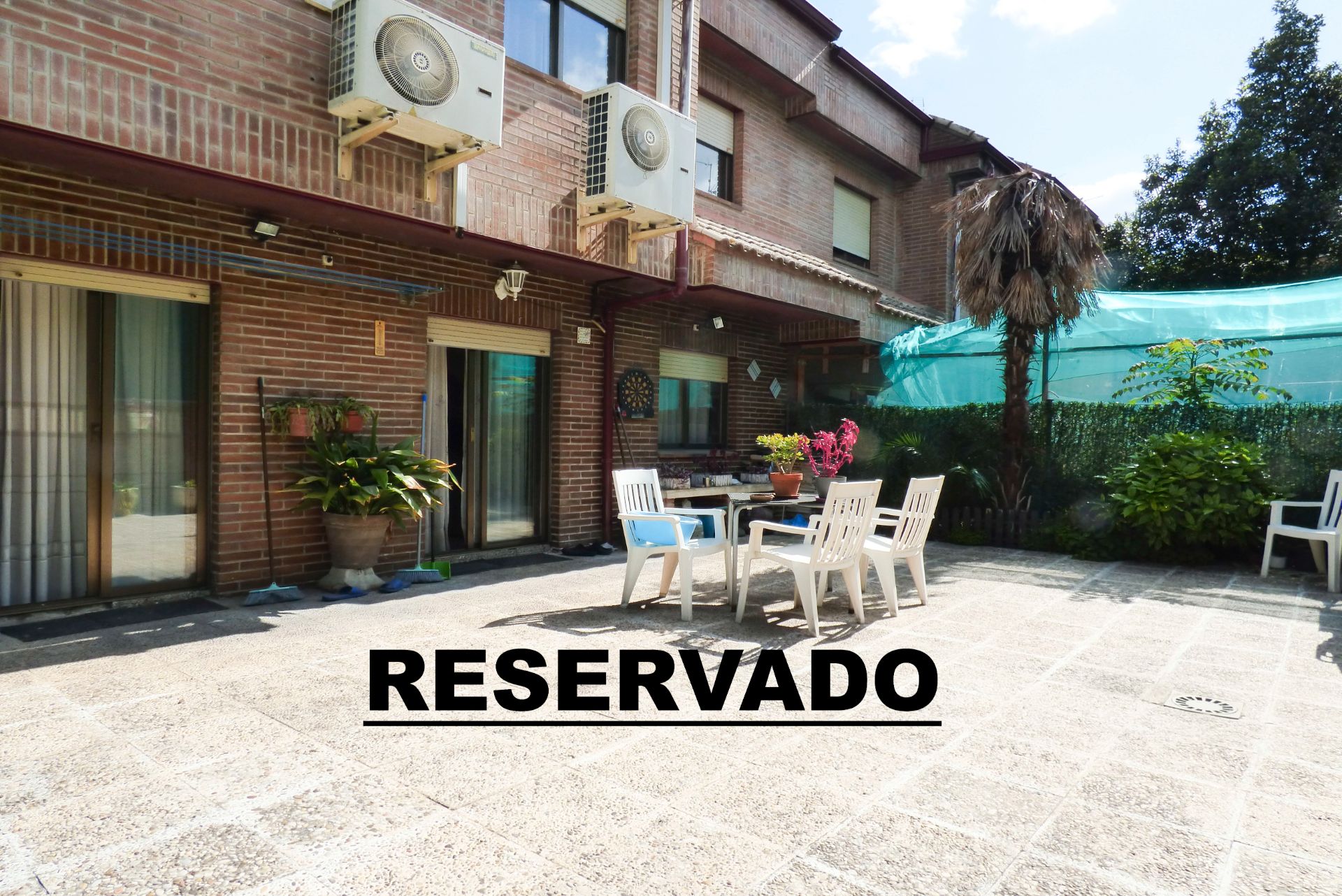 Terrassa de Casa adosada en venda en Móstoles amb Calefacció, Jardí privat i Terrassa
