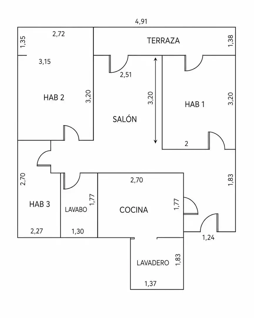 Apartamento en venta en Madrid