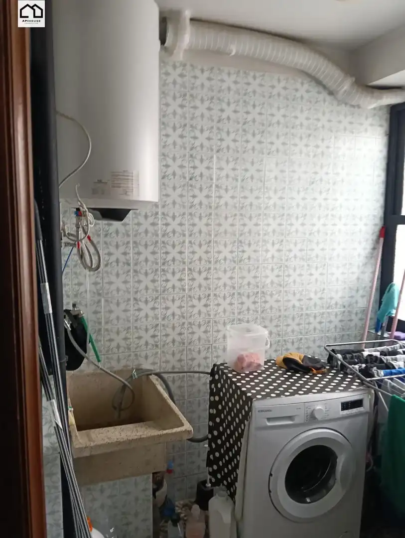 Cuina de Apartament de lloguer en Elche / Elx amb Terrassa, Traster i Moblat